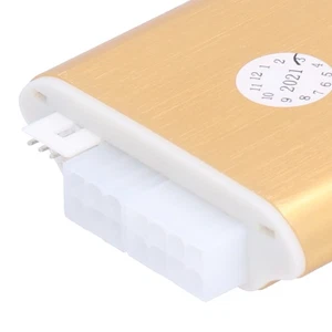 Power Supply Tester Computer 20Pin ATX Digital LCD Display Gold Interface NEW - Afbeelding 1 van 12