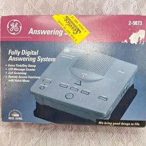 GE General Electric Digital Messaging Answering Machine System 2-9873 Landline - Zdjęcie 1 z 4
