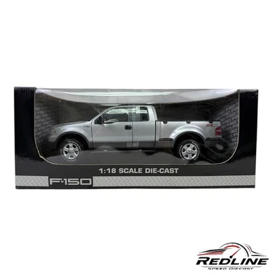 🇺🇸🇺🇸Beanstalk Group 2004 Ford F-150 Silver Pickup Truck 1:18 LN🇺🇸🇺🇸 - Image 1 of 4