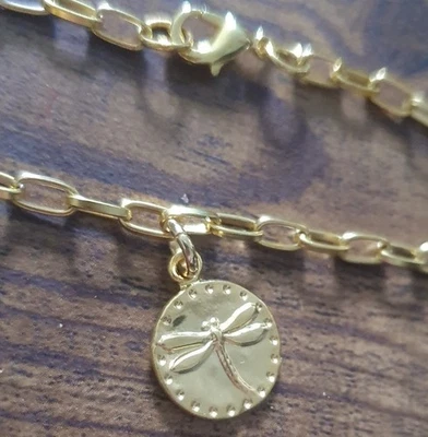 Libelle Dragonfly Armband vergoldet - Bild 1 von 4