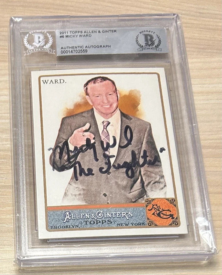 2011 Topps Allen/Ginter's Micky Ward Auto + 1991 Kayo Arturo Gatti (RC) - Image 1 of 4