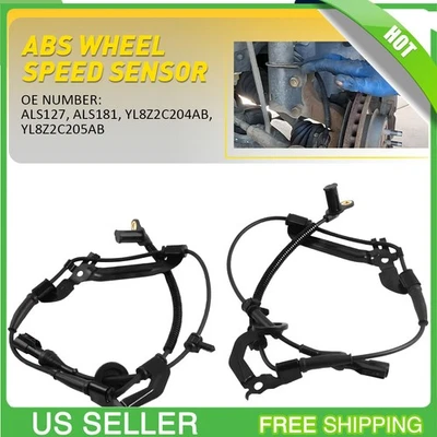 Front LH &RH Side ABS Wheel Speed Sensor For Ford Escape Mazda Tribute 2001-2008 - Image 1 of 4
