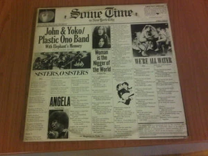 DLP 20 JOHN & YOKO PLASTIC ONO BAND SOME TIME IN NEW YORK CITY ITALY PS 1972 MCZ - Picture 1 of 1