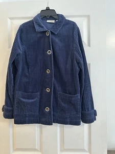 Studio Works Vintage 90s Womens Jacket Blue Size S - Picture 1 of 9