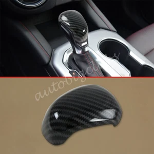 Accesorio de cubierta de varilla de cambio de marchas de fibra de carbono para Chevrolet Blazer 2019-2022 - Imagen 1 de 5