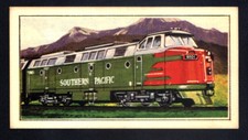 Barratt & Co. Trains of the World (1964) Southern Pacific R.R.4,000 Diesel No.43