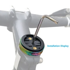 Adjustable Cycling Navigations Computer Holder Support Stem Top Caps Bracket - Afbeelding 1 van 15