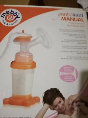 Mebby 91494 Gentlefeed Tiralatte Manual con Morbida Coppa Massaggiante (z5j) - Immagine 1 di 4