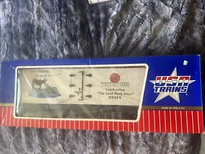 USA Trains "The Gold Rush Days" Boxcar, Big Train Show w/ Box - Picture 1 of 6
