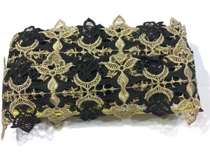 LUREX SPITZE GOLD UND SCHWARZ 10 CM - Bild 1 von 2