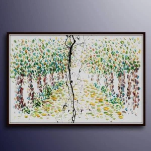 Natur Ölgemälde 40" Tolle Optik, schöne Textur, original und Handarbeit - Bild 1 von 4