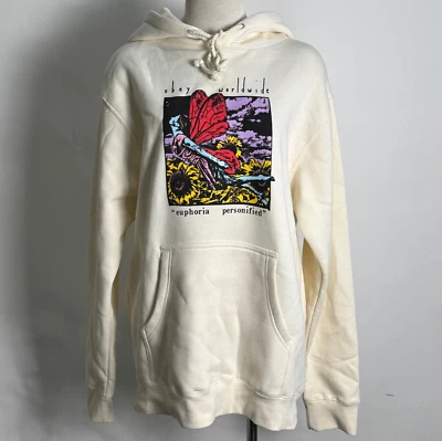 Obey Women's Hoodie Sweatshirt Euphoria Personified 2 Bone Size S NWT Fairy - Image 1 of 2