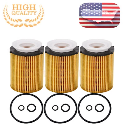 3Pcs Oil Filter For Mercedes-Benz SLK300 A220 GLA250 GLC350e 1991CC A2701840025 Foto 1 de 4