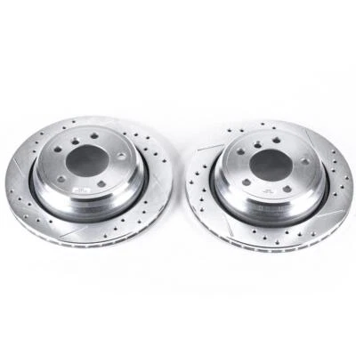 Juego de rotor de freno de disco PowerStop - Se adapta a BMW 525i 2001-2003, BMW 528i 1997-2000, BM Foto 1 de 4