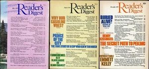 Vintage Reader's Digest 4 issues (1976,1979) Henry Kissinger Emmet Kelly - Picture 1 of 6
