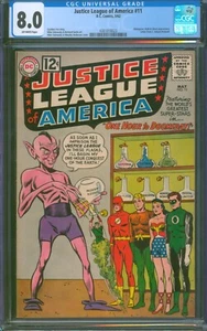 Justice League of America #11 🌟 CGC 8.0 🌟 Silver Age JLA DC Comic 1962 - Picture 1 of 2