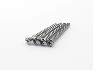 Fender Original Guitar Neck Mounting Screws Chrome 099-4948-000 - Picture 1 of 1
