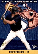 2006 Gateway Grizzlies Multi-Ad #23 Dustin Roberts Mobile Alabama Baseball Card