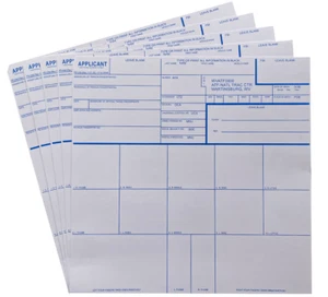 12 tarjetas de huellas dactilares del FBI FD-258 para aplicaciones de la NFA - incluye envío rápido ATF ORI - Imagen 1 de 7