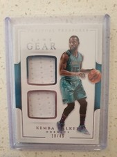 2016-17 Panini National Treasures Game Gear Kemba Walker 18/49