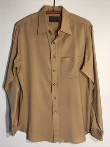 Pendleton Men’s Wool Shirt Large Butterscotch **READ** - Picture 1 of 4