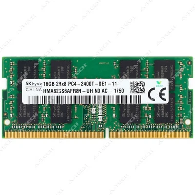 Hynix 16GB DDR4 2400MHz PC4-19200 2Rx8 SODIMM Laptop Memory RAM HMA82GS6AFR8N-UH - Image 1 of 2