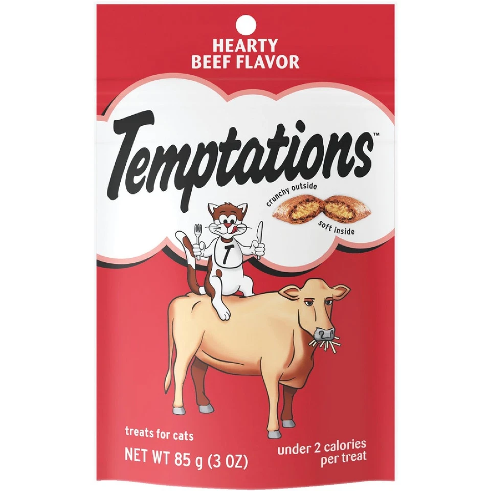 Temptations Hearty Beef 3 OZ Cat Treat 798460 Temptations 798460 058496723026 Foto 1 de 1