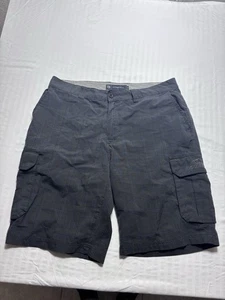 O’Neill Men Black Crossover Striped Size 36 Regular Shorts - Picture 1 of 10