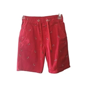 Phaze 1 Boys Shorts In Red Print Size 8 - Picture 1 of 7