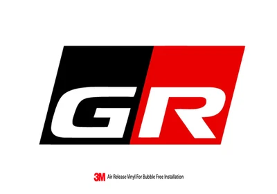 Adesivo de vinil para carro inspirado em corridas GR Toyota Gazoo frete grátis - Imagem 1 de 2