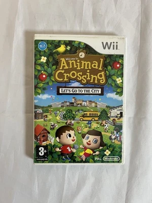 Animal Crossing Let's Go to the City Nintendo Wii Game 2008 Complete Manual - Image 1 of 3