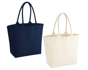 Algodón de Comercio Justo Fuerte Cubierta Bolsa con Internos Bolsillo Cremallera - Imagen 1 de 5