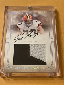 2007 National Treasures Joe Thomas Rc Patch Auto 97/99 HOF Browns True RPA