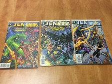 JLA  vs. TITANS 1998 DC COMICS Set Complete Miniseries 1 2 3 1-3 Justice League