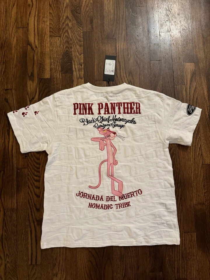 Flagstaff x pink panther stitched textured shirt nwt size XL - Image 1 of 4
