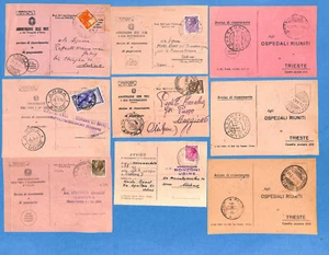 ITALY - LOTTO 9 RICEVUTE RITORNO DIFFERENTI (L0003-15) - Picture 1 of 1