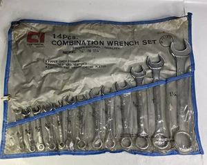 Continental 14 Piece Combination Wrench Set Size 1/4” - 1 1/4” - Missing 1/4” - Picture 1 of 6