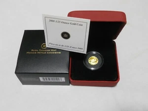 2008 1/25 oz Gold Canadian De Havilland Beaver with Box & COA - Picture 1 of 3