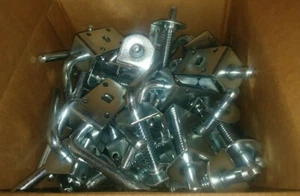 Menge 50 Stück Knuth Scharnier 1400 FEDERRIEGEL MONTAGE VERZINKT 1/2" Durchmesser Stift - Bild 1 von 9