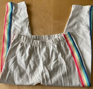 GAP KIDS RAINBOW STRIPE LEGGINGS GIRLS SZ 8 - Picture 1 of 2