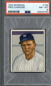 1950 Bowman #156 Fred Sanford
