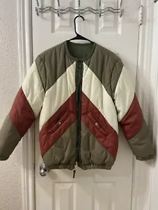 Isabel Marant Colorblock Thick Bomber Jacket Sz 34 (item B19) - Picture 1 of 9