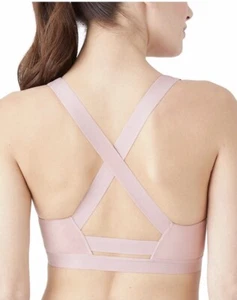 b.tempt'd b.active Sport Crop Bra Women's Sz Small Wireless Blush Pink 910405 - Picture 1 of 3
