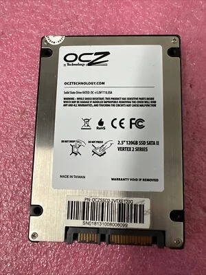 OCZ Vertex 2 OCZSSD2-2VTXE120G 120 GB SATA II 2.5" Solid State Drive - Image 1 of 2