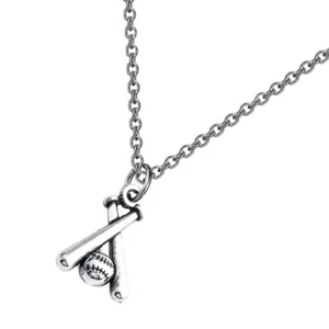 Baseball Lover Gifts Valentines Day Presents Baseball Bat Necklace - Picture 1 of 12