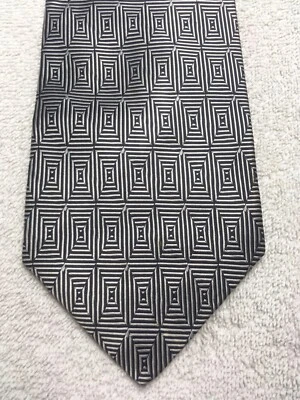 CORBATA HOMBRE JONES NEW YORK GRIS CON NEGRO 3,75 X 58 Foto 1 de 4