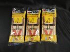 3 Victor Reusable Rat Traps M205 Wide Pedal Made In Usa Wood Kill Old Fashioned
