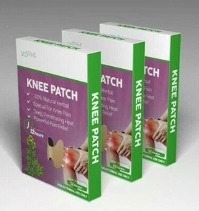 Knee Plaster Sticker Wormwood Extract available in Boxes 12 Patches per Box - Picture 1 of 10
