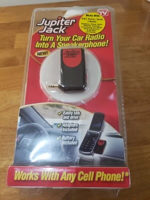 Dispositivo celular manos libres Jupiter Jack convierte la radio del coche en un altavoz teléfono nuevo Foto 1 de 4