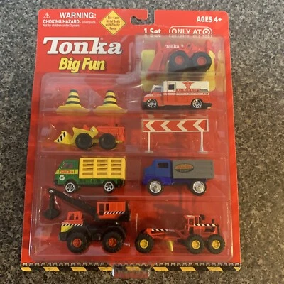 HASBRO Big Fun Target Exclusive Construction Loader Grader Crane Set Sealed #5 - Image 1 of 4